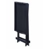 Folding TV Tray Bedside Table in Black Wood Finish