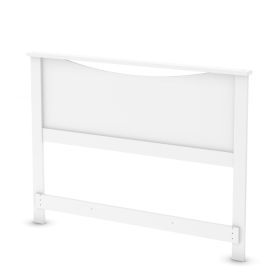 Full size Headboard in White Wood Finish