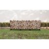 Heavy Duty Outdoor 12-ft. Firewood Rack - Holds up to 3/4 Cord