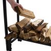 Heavy Duty Outdoor 12-ft. Firewood Rack - Holds up to 3/4 Cord