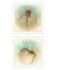 "The Sea III & Sea IV" 2-Piece Vignette by Sophie 6, Ready to Hang Framed Print, White Frame