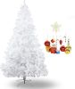 10' Premium Spruce Artificial Christmas Tree w/Metal Stand;  White