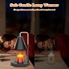 RAINBEAN Candle Warmer Lamp with Timer, Adjustable Height Electric Candle Warmer Dimmable with 2 Bulbs Wax Melt Warmer