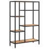 Book Shelf 31.5"x11.8"x47.2" Steel and Engineered Wood