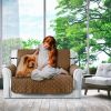 2-Seat Reversible Sofa Cover Chair Loveseat Couch Slipcover Cushion Furniture Protector Shield Water-Resistant