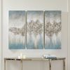 Heavily Embellished 3-piece Canvas Wall Art Set