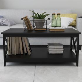 Coffee Table Oxford End Table-Black Color