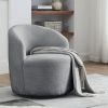 [Video] Welike Swivel barrel chair, living room swivel chair with round storage chair, 360 ° swivel club chair, nursery, bedroom, office