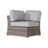 Fully Assembled 66" Outdoor Wicker Loveseat with Cushions