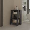 Bathroom Shelf Artesia, Bathroom, Black