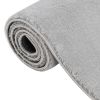 Washable Rug Soft Shaggy Gray 63"x90.6" Anti Slip