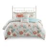 6 Piece Cotton Sateen Duvet Cover Set