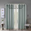 Printed Heathered Blackout Grommet Top Curtain Panel(Only 1 Pc Panel)