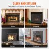 VEVOR Fireplace Screen Single Panel, Sturdy Iron Mesh Fireplace Screen, 35.6"(L) x28.4"(H) Spark Guard Cover, Simple Installation, Free Standing Fire