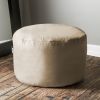 Jaxx Saxx 3 Foot Round Bean Bag w/ Removable Cover, Camel