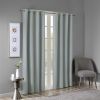 Printed Heathered Blackout Grommet Top Curtain Panel(Only 1 Pc Panel)