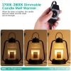 Electric Wax Melt Warmer Lamp Dimmable Fragrance Warmer Wax Candle Melter with 2 GU10 Bulbs Hanging Hook for Living Room Bathroom Office Table Decor