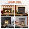 VEVOR Fireplace Screen Single Panel, Sturdy Iron Mesh Fireplace Screen, 38.6"(L) x29.8"(H) Spark Guard Cover, Simple Installation, Free Standing Fire