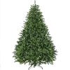 7ft Pre-Lit Artificial Holiday Christmas Tree for Home, Office,Party Decoration w/700 Warm White Lights, 2231 Branch Tips, Easy Assembly, Metal Hinges