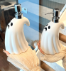 Ceramic Hand Sanitizer Bottle Lotion Pump Dispenser For Halloween Bathroom Decor