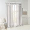 Twist Tab Lined Window Curtain Panel(Only 1 Pc Panel)