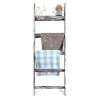 4.5 Ft Rustic Wood Blanket Ladder Rack