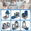 7 pcs Modular Kids Play Couch, Kids Couch for Playroom and Bedroom,Toddler Sofa,Soft Play Climbing Toys for Toddlers,Foam Climbing Blocks for Toddlers