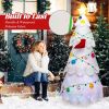 Blow up Christmas Decoration with Colorful Rotating Light and LED Lights