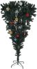 5 Ft Upsidedown Premium Artificial Christmas Tree with Solid Metal Stand;  Festive Indoor and Outdoor Decoration