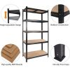 2000LBS Garage Shelving 72''H Storage Shelves Heavy Duty Shelving 5 Tier Metal Shelves for Garage Shelves 35.5"W x72"H x 15.8"D, Adjustable Shelving U