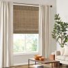 Bamboo Light Filtering Roman Shade 64"L