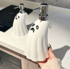 Ceramic Hand Sanitizer Bottle Lotion Pump Dispenser For Halloween Bathroom Decor