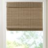 Bamboo Light Filtering Roman Shade 64"L