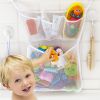 1pc Bathtub Toy Organizer, Shower Toy Organizer, Bath Toy Bin, Toys Holder For Bathtub, Hanging Bath Toy Organizer Hammock, Bath Tub Organizer, Bathro