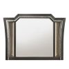 Kaitlyn Metallic Gray Finish Mirror W/Led