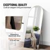 VEVOR Arched Full Length Mirror, 71'' x 30'', Large Free Standing Leaning Hanging Wall Mounted Floor Mirror with Stand Aluminum Alloy Frame