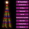 Christmas Cone Tree Colorful 84 LEDs Decoration 2x5 ft