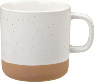 Givenne Ceramic Mug 12oz Trendy Gloss Body & Nature Baked Base Microwave Safe Coffee Mug with Unique Artisanal Character Ceramic Material Perfect for