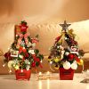 Desktop Christmas Tree;  19.7-inch Artificial Mini Christmas Decoration Tree;  The Perfect Christmas Decoration for Table;  Desk and Counter