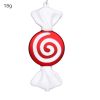 2 Pacs Christmas Ornament Pvc Painted Sequin Candy Pendant 16Cm Christmas Tree Decoration Party Pendant