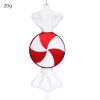 2 Pacs Christmas Ornament Pvc Painted Sequin Candy Pendant 16Cm Christmas Tree Decoration Party Pendant