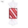 2 Pacs Christmas Ornament Pvc Painted Sequin Candy Pendant 16Cm Christmas Tree Decoration Party Pendant