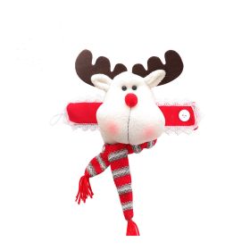 Christmas Band Curtain Buckle Decoration Supplies; Window Decoration Cartoon Ideas (Style: elk)