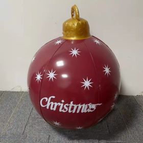 Pvc Inflatable Christmas Ball Decoration Atmosphere Layout Inflatable Hand Ball For Children Pop-Ball (Color: 7)