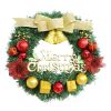 30/40/50/60Cm Christmas Decoration; Simulation Wreath Window Door Hanging Christmas Shopping Mall Scene Layout Props