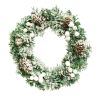 30/40/50/60Cm Christmas Decoration; Simulation Wreath Window Door Hanging Christmas Shopping Mall Scene Layout Props