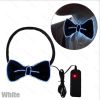 Glow In The Dark LED Bow Tie Luminous Flashing Necktie For Birthday Party Wedding Christmas Decoration Halloween Cosplay Costume (Battery Not Included