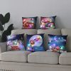 1pc Christmas Cushion Cover 45x45 Led Light Christmas Decorations for Home Santa Claus Printed Christmas Pillow Case