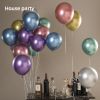 10-Inch Thickened Metallic Latex Balloon Wedding Party Decoration Metallic Chrome Balloon Birthday Party And Party Supplies