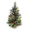 24 Inch Small Christmas Tree for Tabletop Holiday Decoration